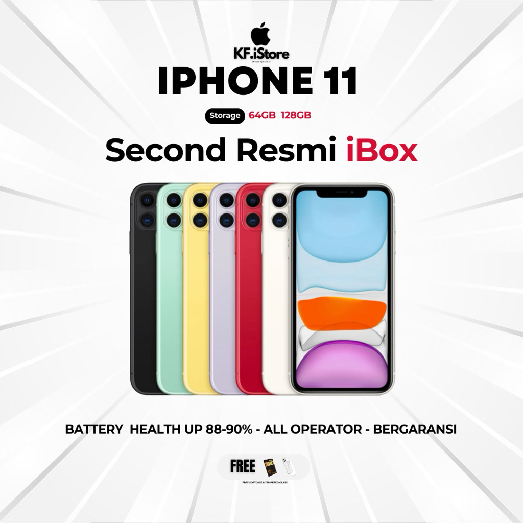 iPhone 11 Second Resmi iBox 64 128 GB