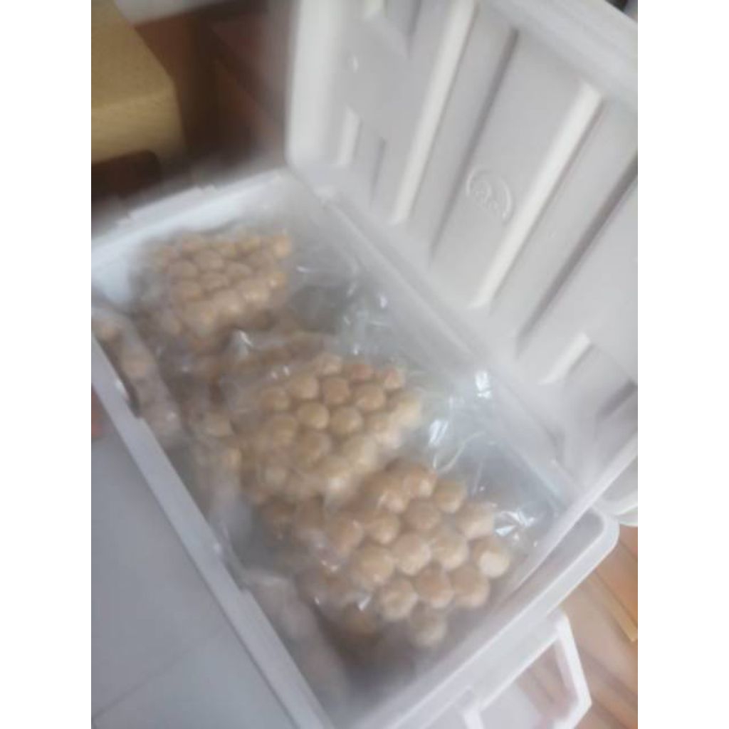 Takoyaki Frozen food 2000 dapat 3 pcs isian mix gurita, sosis,telur ,dan mie