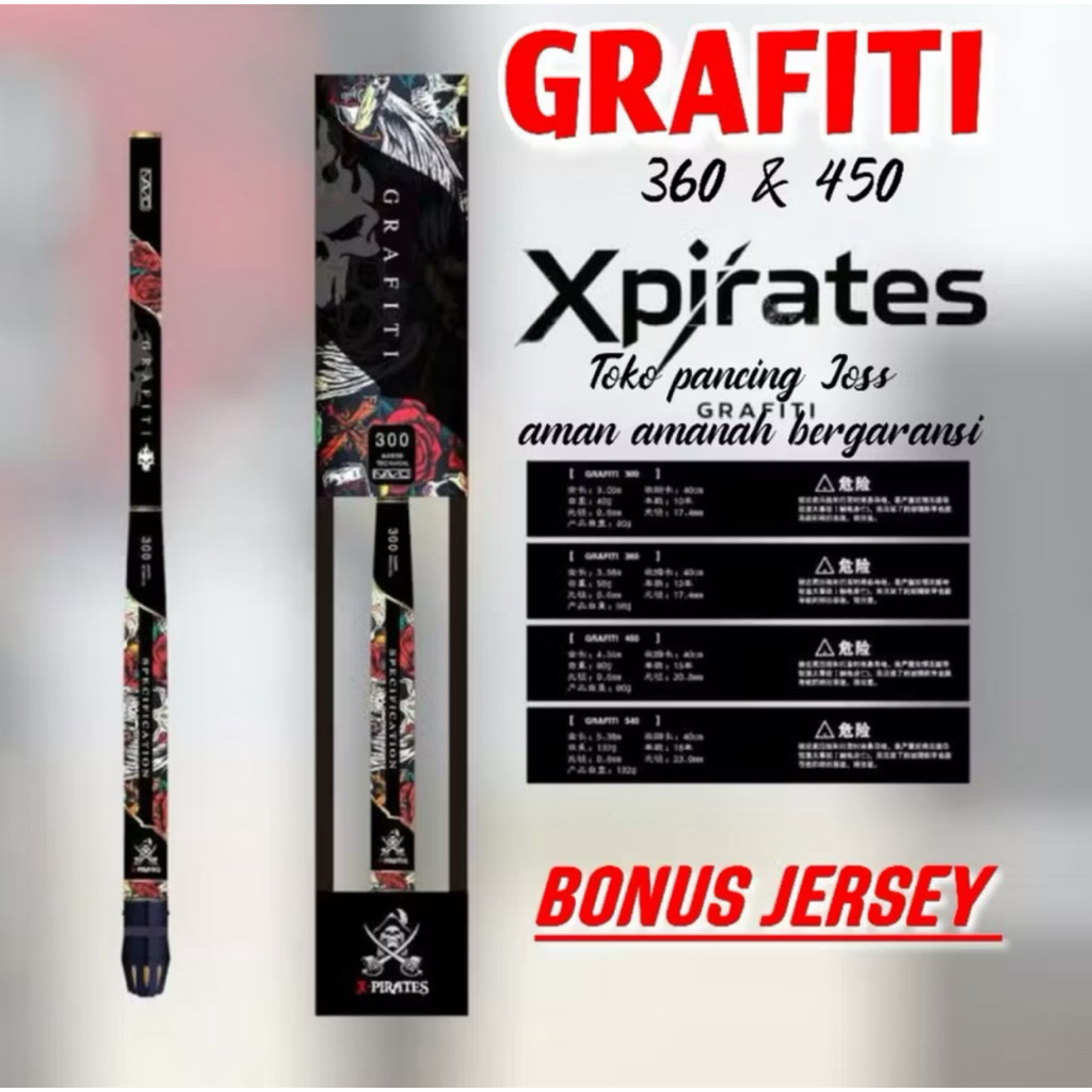 TEGEK X- PIRATES GRAFITI 360 & 450