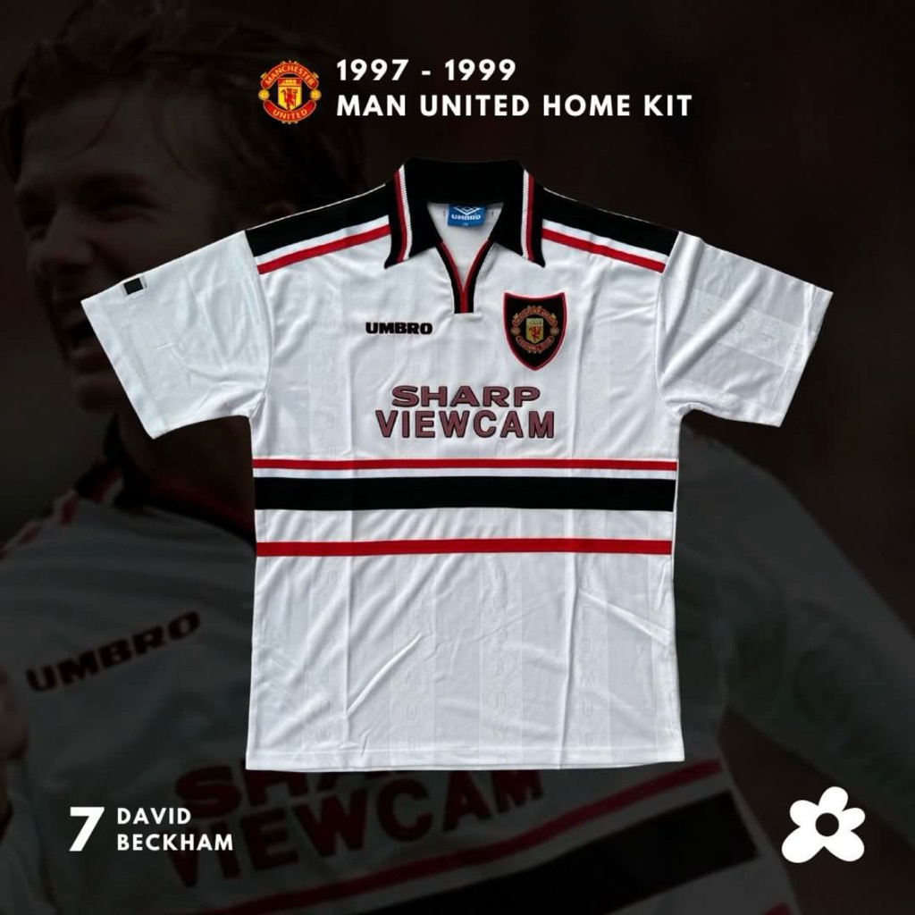 Jersey Manchester United 1997 1999 Away #7 David Beckham