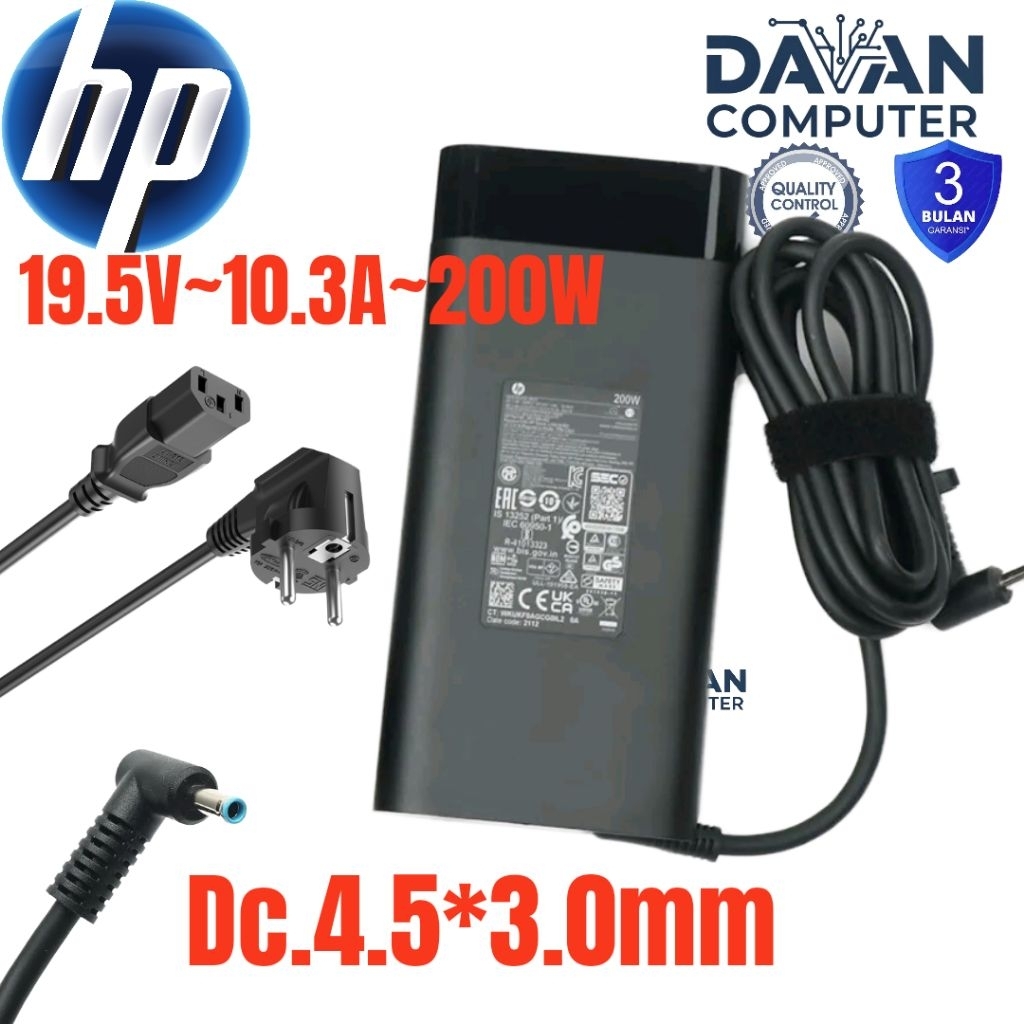 Charger laptop HP Omen: 15 5100 5200 15-5010nr 15-5210nr 15-5220nr 17-an110nr 17-w033dx 17-w053dx 17