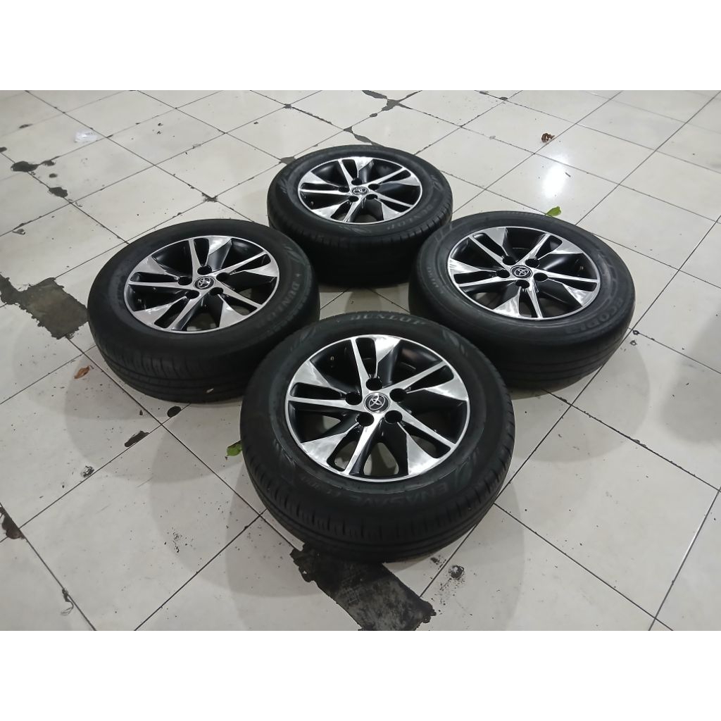VELG MOBIL BEKAS INNOVA RING 16 BAUT 5X114 PLS BAN 205 65 16,COCOK GRANDMAX