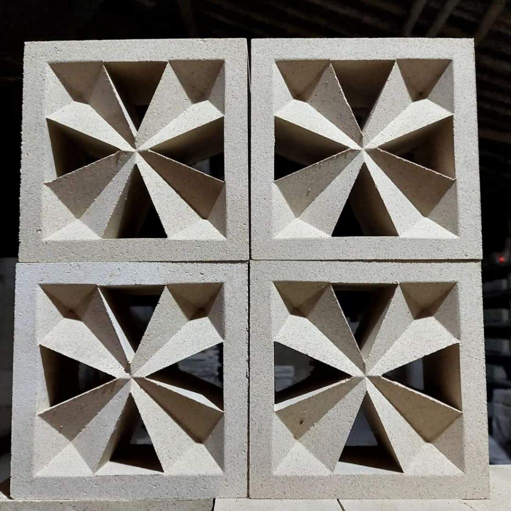 Roster beton minimalis putih new