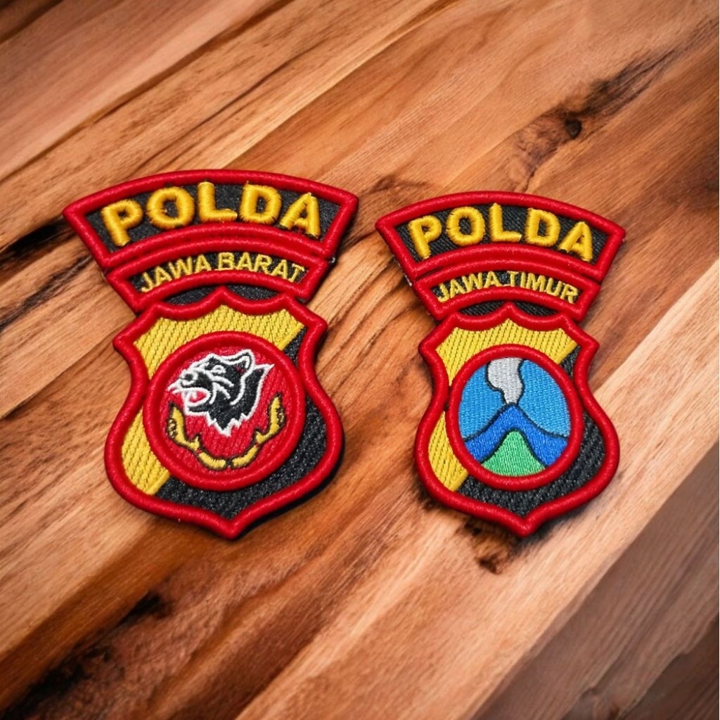 Bordir Polda Timbul Bordir Polda Jawa Barat Bordir Polda Jawa Timur Timbul 3D