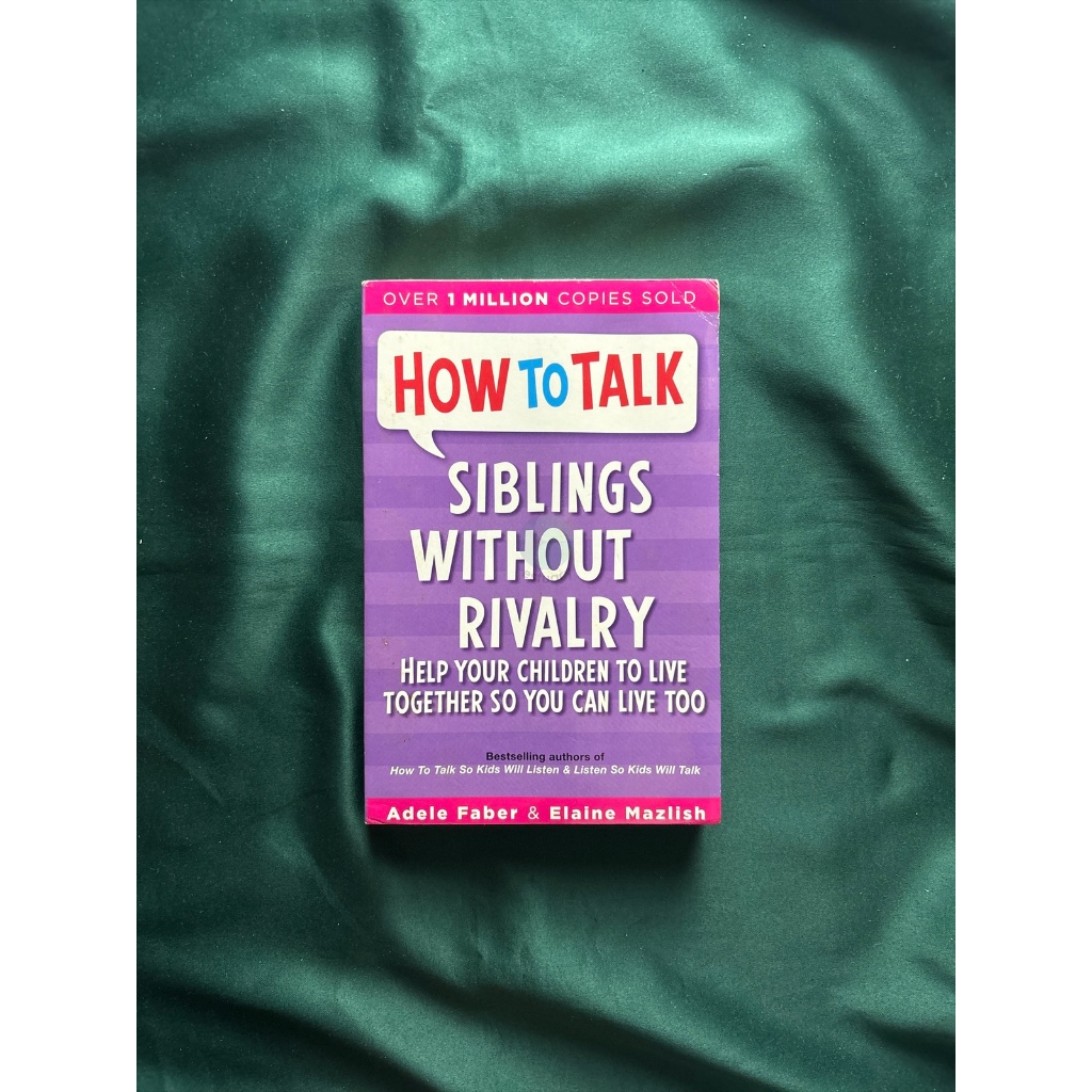 PRELOVED - How To Talk: Siblings Without Rivalry - Adele Faber
