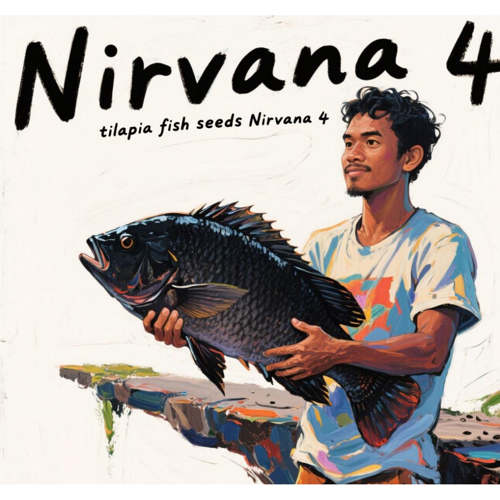 Bibit ikan nila hitam isi 200  nirwana 4 ukuran 2 cm terbaik.