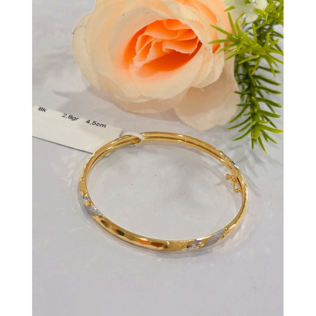gelang cekak anak emas 8k