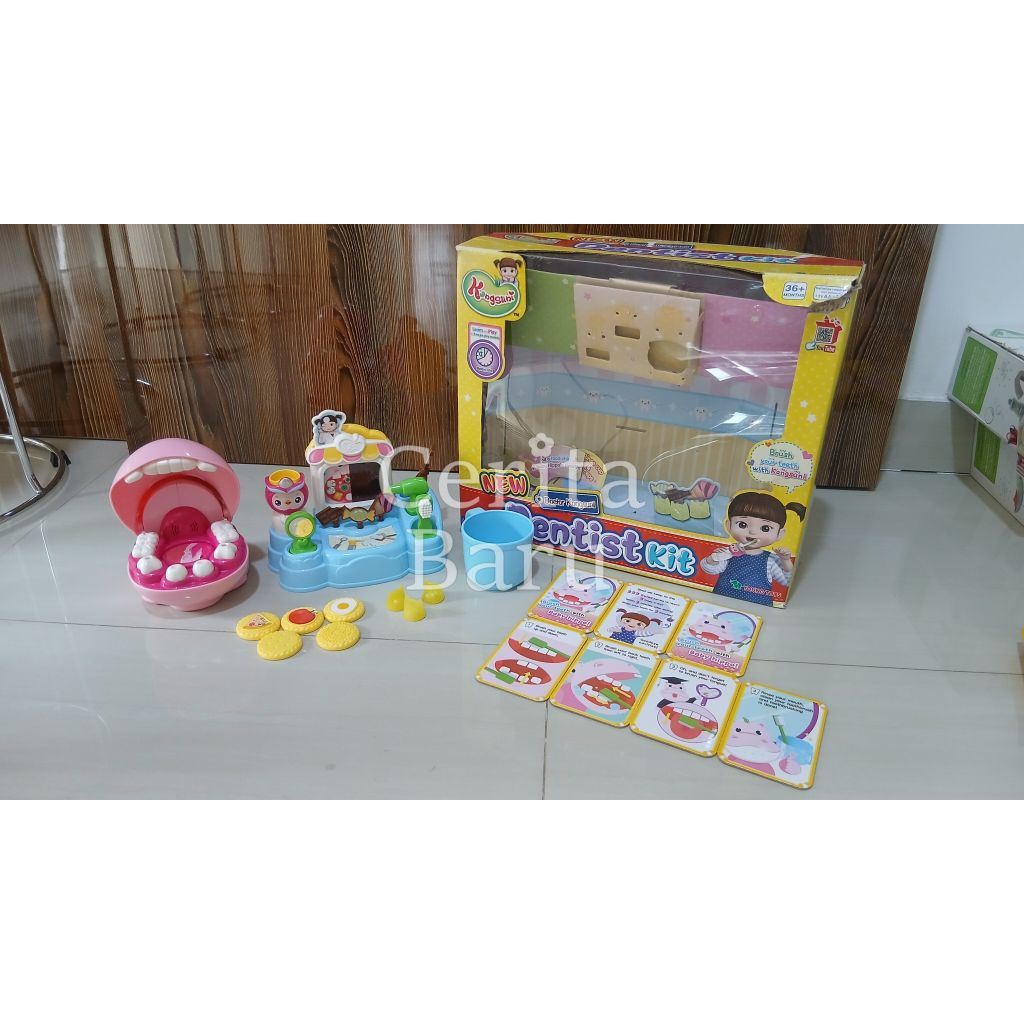 Kongsuni Dentist Kit Original – Set Mainan Dokter Gigi Anak Lengkap Preloved