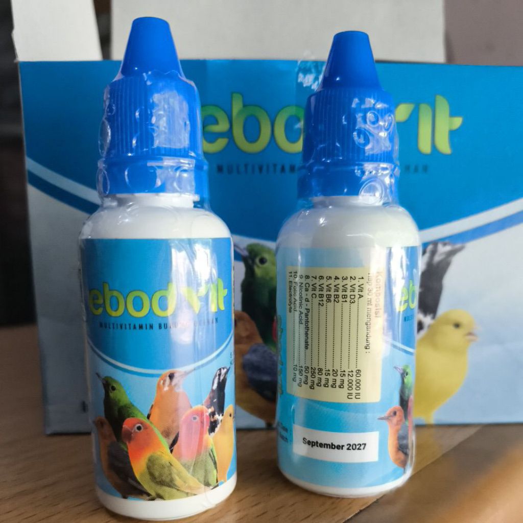 MULTIVITAMIN EBOD VIT ORIGINAL 100% Kemasan baru (Lebih tinggi) VITAMIN EBOD FIT