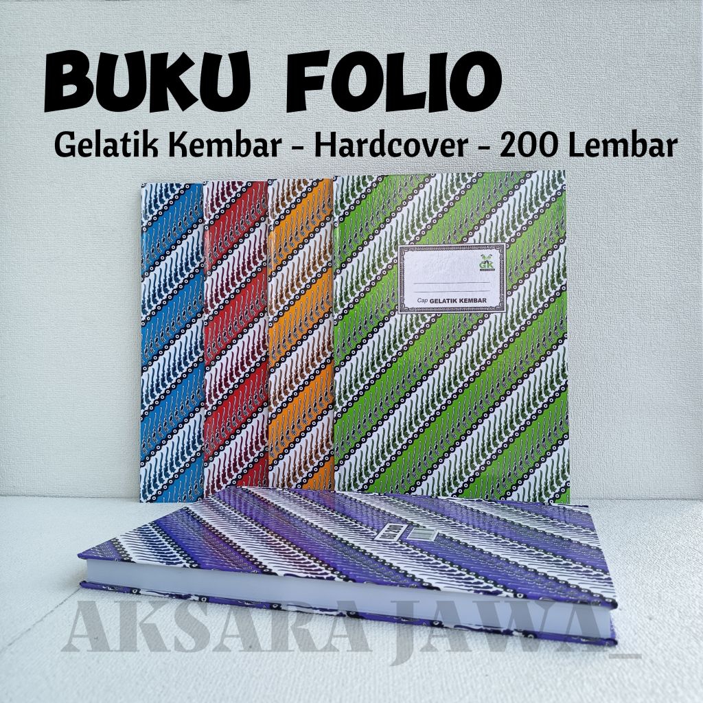 Buku Folio 200 Lembar Gelatik Kembar ( 1 pcs ) Buku Batik 200 Lembar Buku Batik Folio 200 Lembar Buk