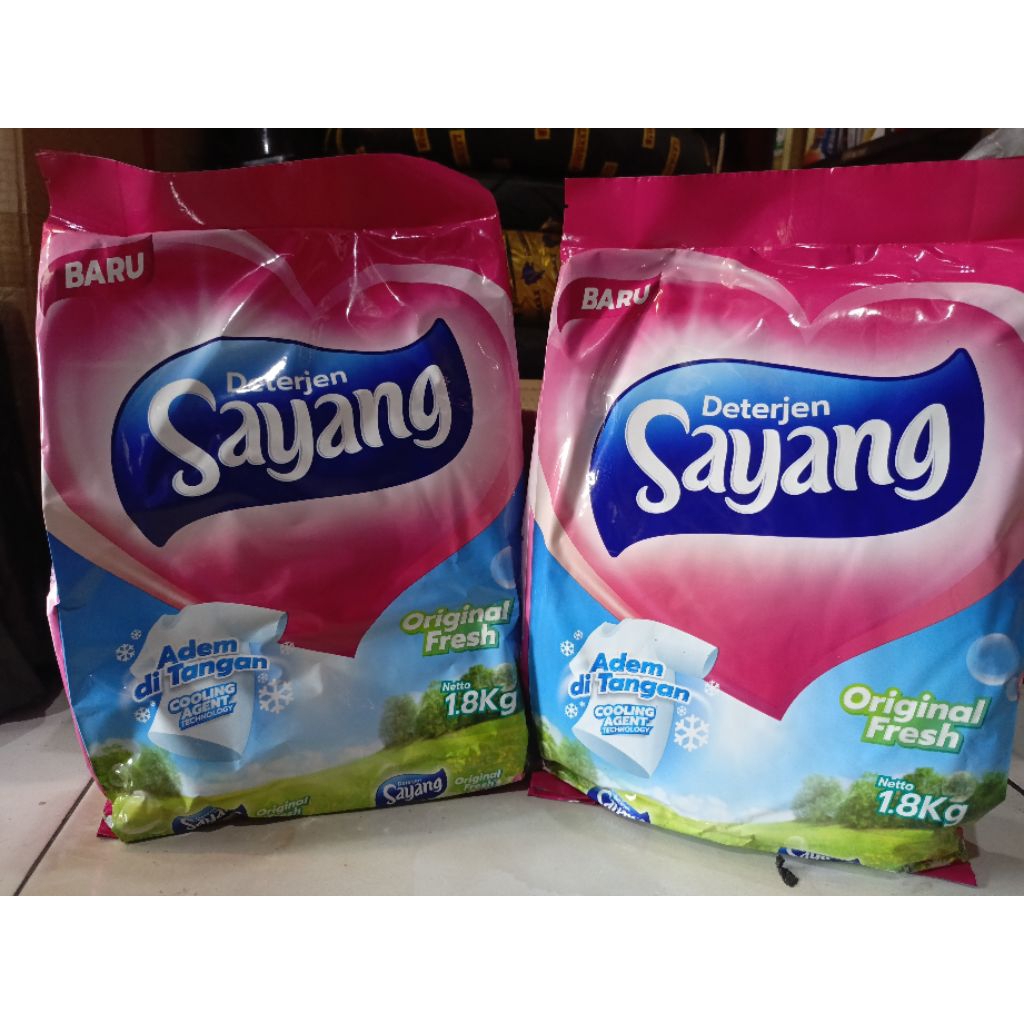 PROMO Deterjen Sayang 1,8 kg Original Fresh Cuci Gudang Stok Baru