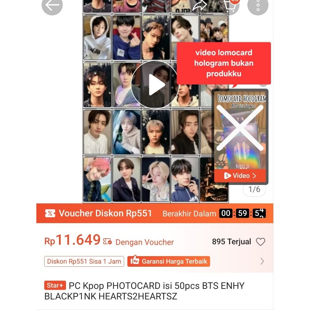 PC Kpop PHOTOCARD isi 50pcs BTS ENHY BLACKP1NK HEARTS2HEARTSZ