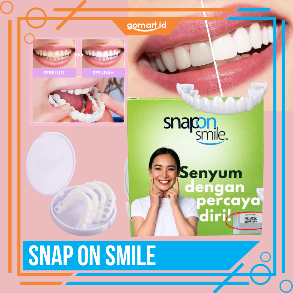 Gigi Palsu Silikon - Snap On Smile - Veneer Teeth Silicon Ori - Perawatan Gigi Palsu - Gigi Palsu