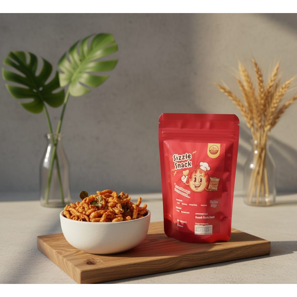 Usus Crispy Pedas Daun Jeruk enak gurih renyah - SizzleSncak