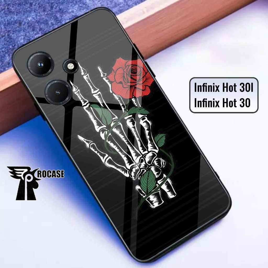 Case Infinix Hot 30i - Casing Hp Infinix Hot 30i Terbaru ( Tengkorak ) Softcase Hp Infinix Hot 30i -