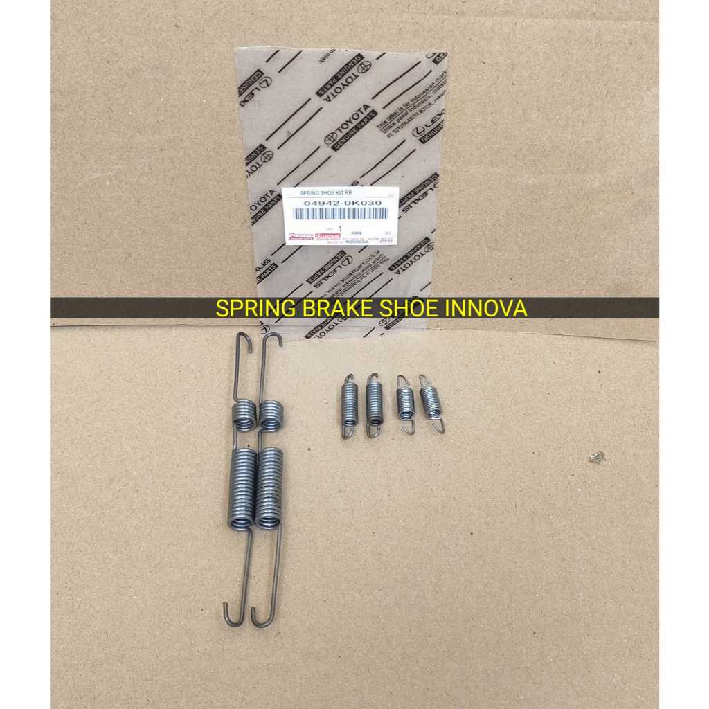 SPRING BRAKE SHOE INNOVA/PER KAMPAS REM BELAKANG INNOVA BENSIN/INNOVA DSL 2004-2014