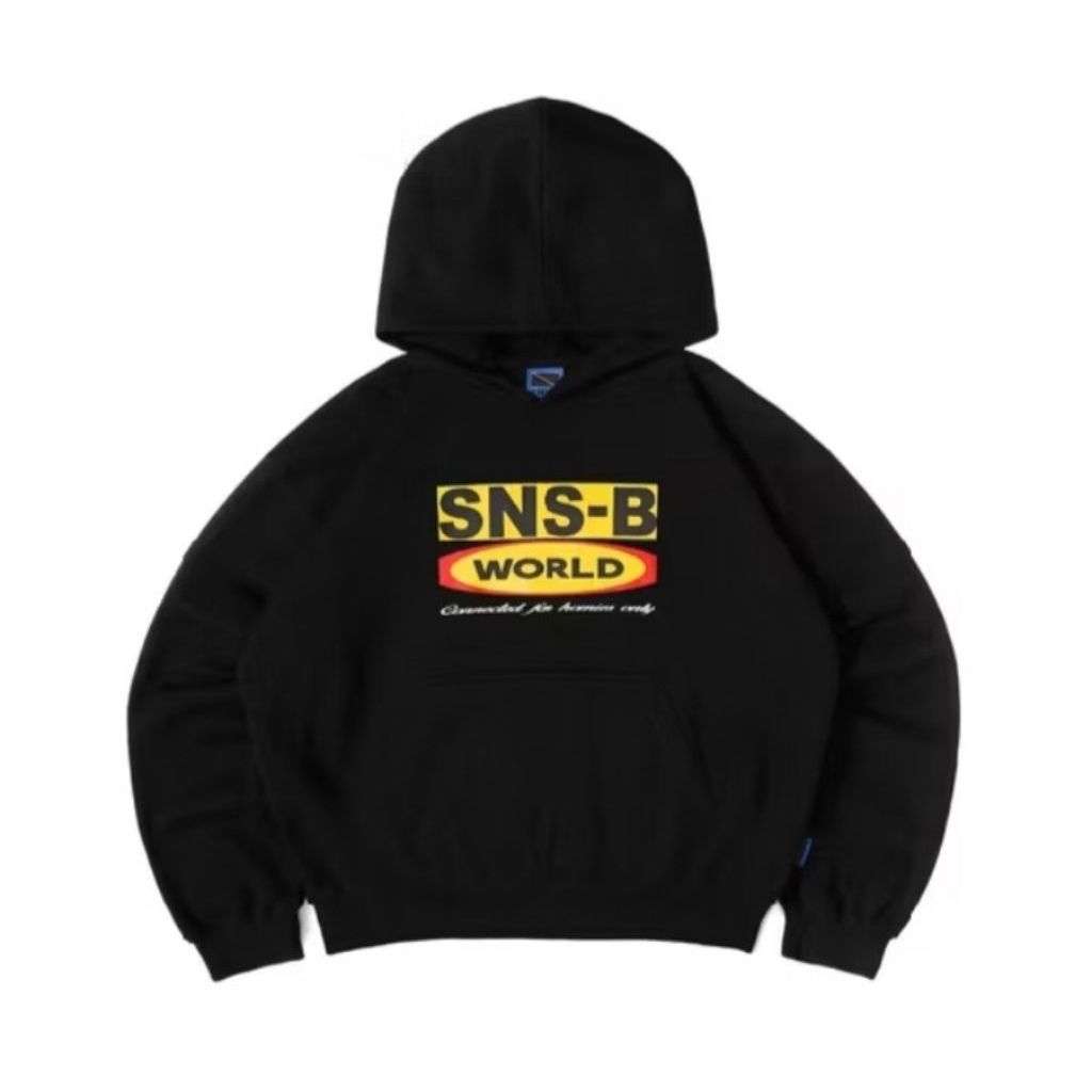 SWEATER HOODIE BOXY SNSB WORLD MAX NINE OVERSIZE UNISEX PRIA WANITA COD