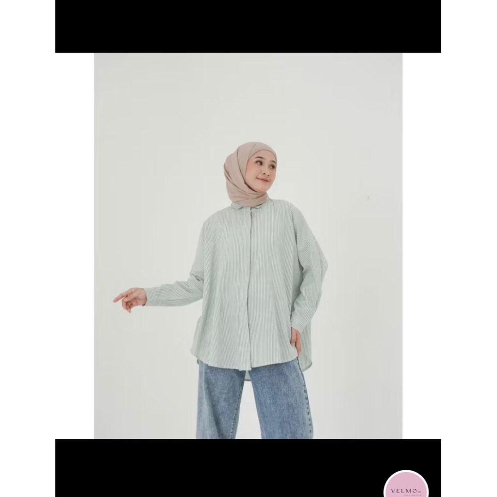 PRELOVED Baju Kemeja merk VELMO mint