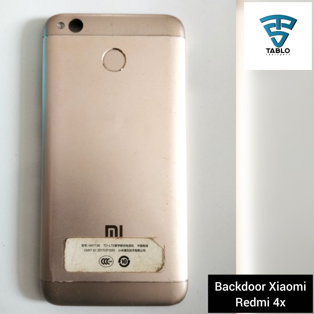 backdoor fingerprint Xiaomi redmi 4x original copotan hp