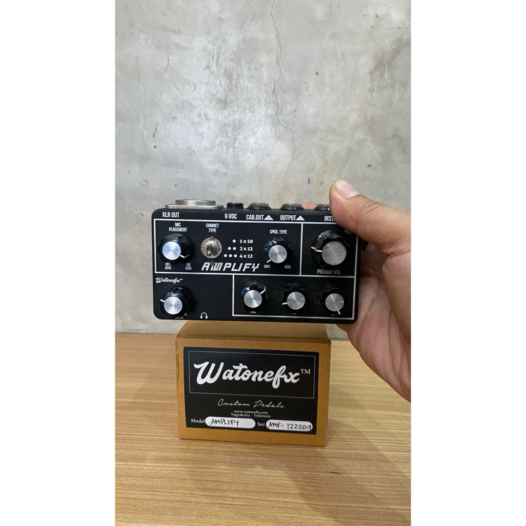 Pedal Efek Gitar Amplify Cabinet Simulator Cabsim by Watonefx