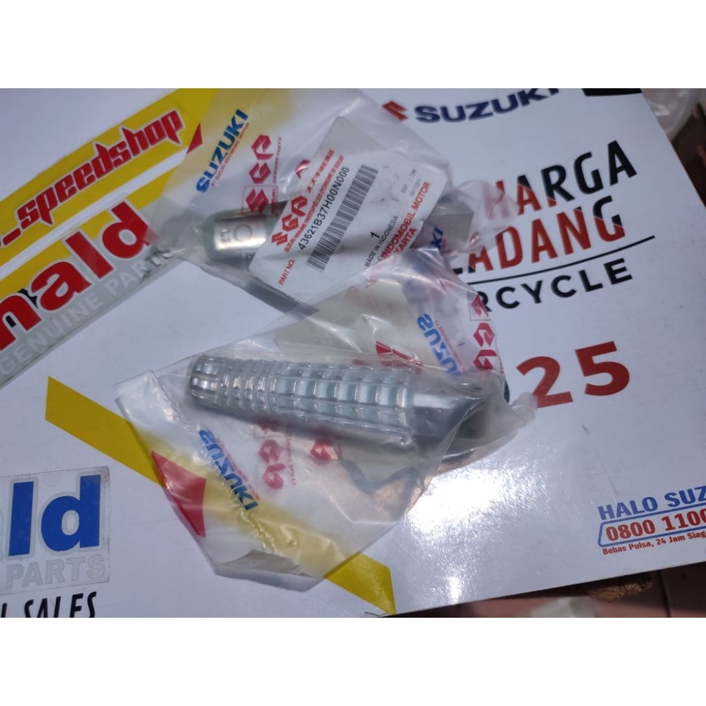 Besi Footstep Belakang Kiri Harga Untuk 1 PCS Suzuki Hayate Let's 110 GSX R150 GSX S150 Asli Origina