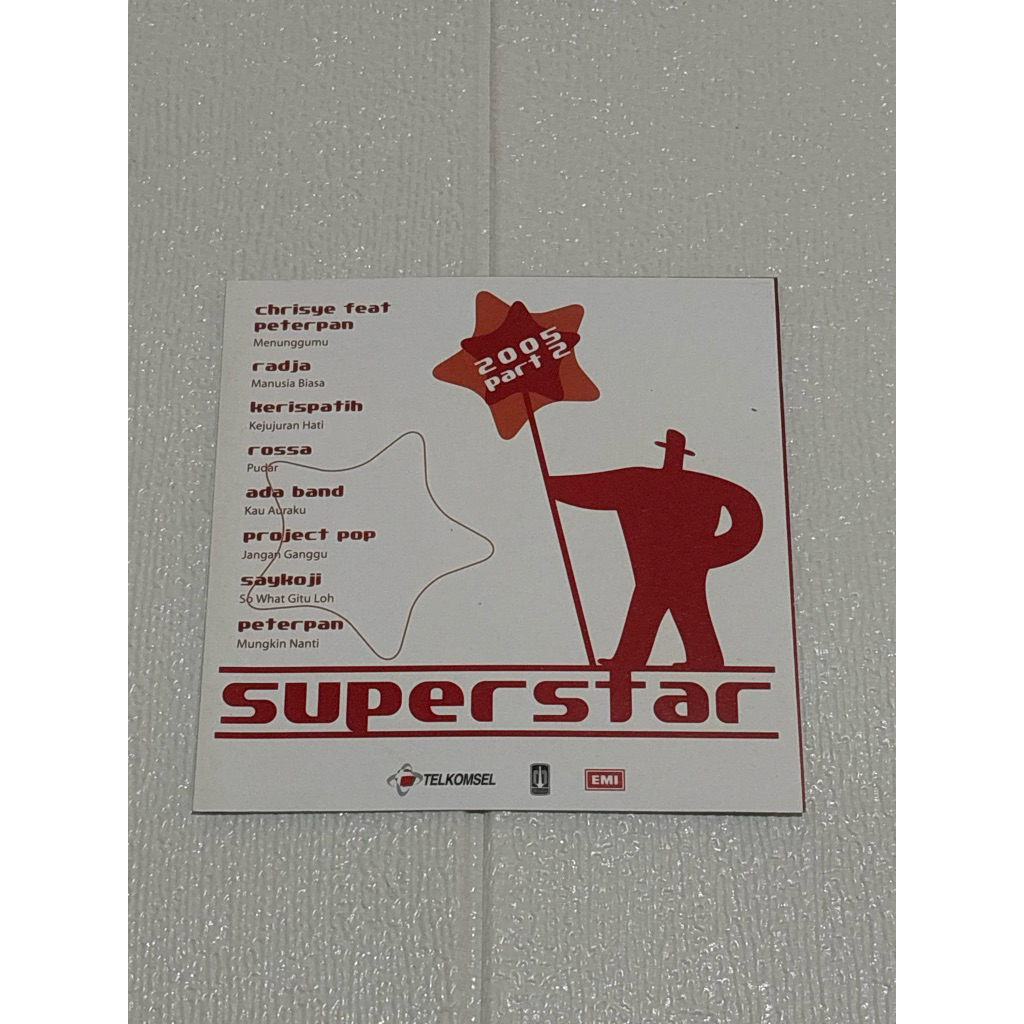 CD ALBUM VA SUPERSTAR 2005 PART 2 RADJA PETERPAN ORIGINAL