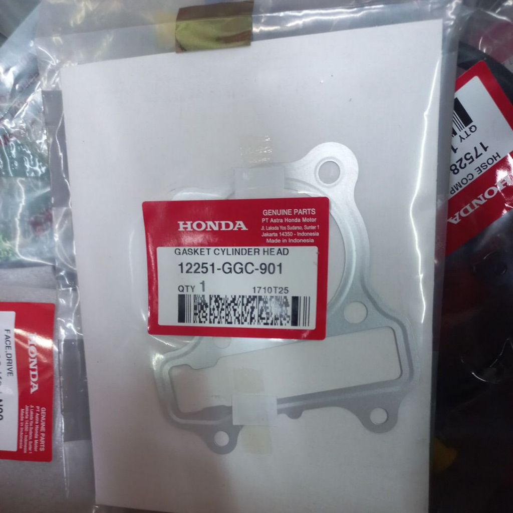 12251GGC901 – PAKING KOP, GASKET HEAD, GASKET CYLINDER HEAD BEAT FI, SCOOPY FI, VARIO 110 FI ORI AHM