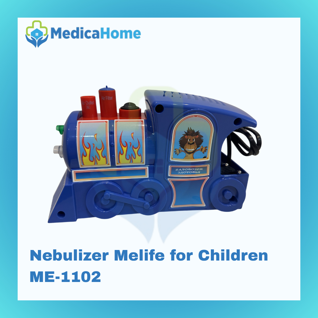 Melife Nebulizer Kompressor Anak Karakter Kereta (Train)