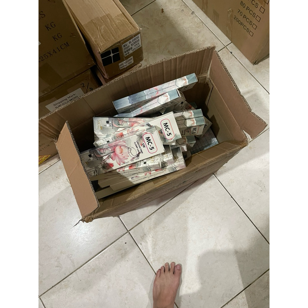 GROSIR 50PCS MC 5 LAMPU JEPIT AQUARIUM