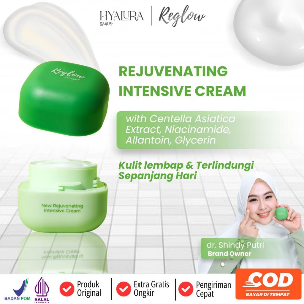 REGLOW Day Cream – Cream Siang Pemutih Wajah Glowing Official Store Resmi