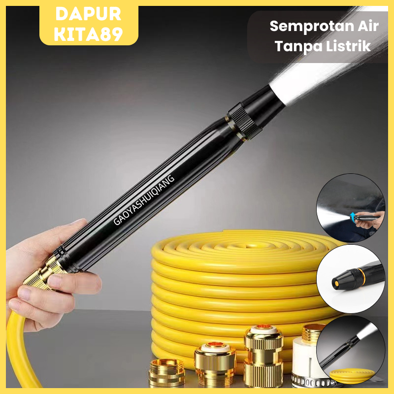 DK89 Semprotan Air Tanpa Listrik Alat Semprot Air Kuningan Cuci Motor Mobil