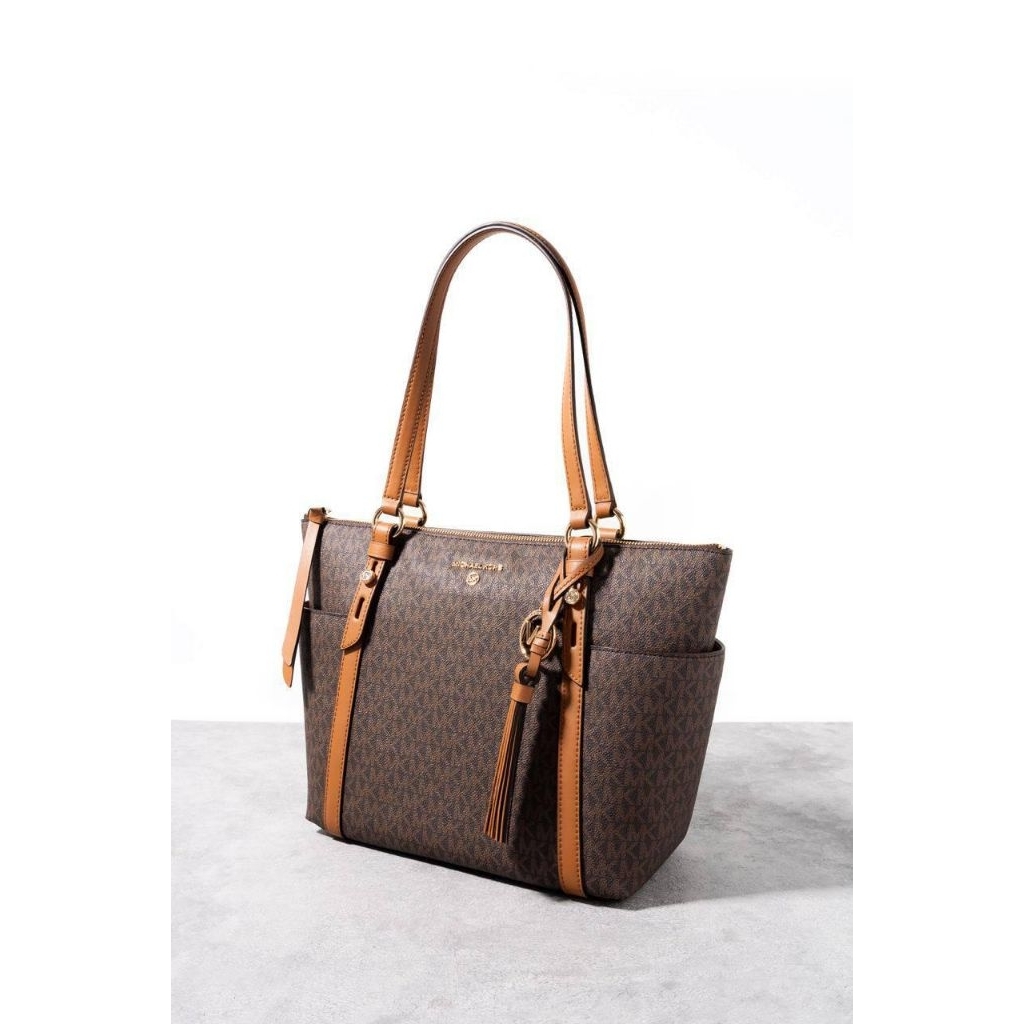 Michael Kors Sullivan medium monogram tote bag
Brown - Acorn