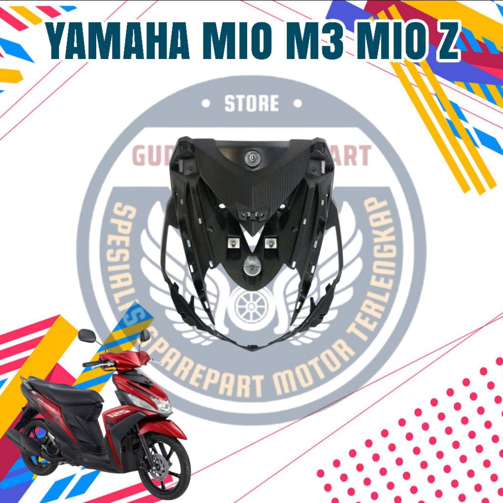 TAMENG DALAM YAMAHA MIO M3 MIO Z, BODI KASAR MIO M3, BODI DEPAN MIO M3