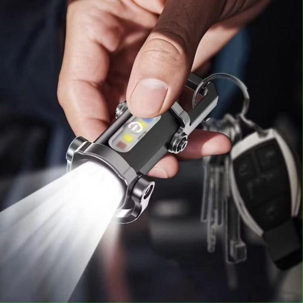 {MY} Lampu Senter Gantungan Kunci Mini Lampu Camping / Lampu Darurat / Senter Mini Gantungan Kunci M