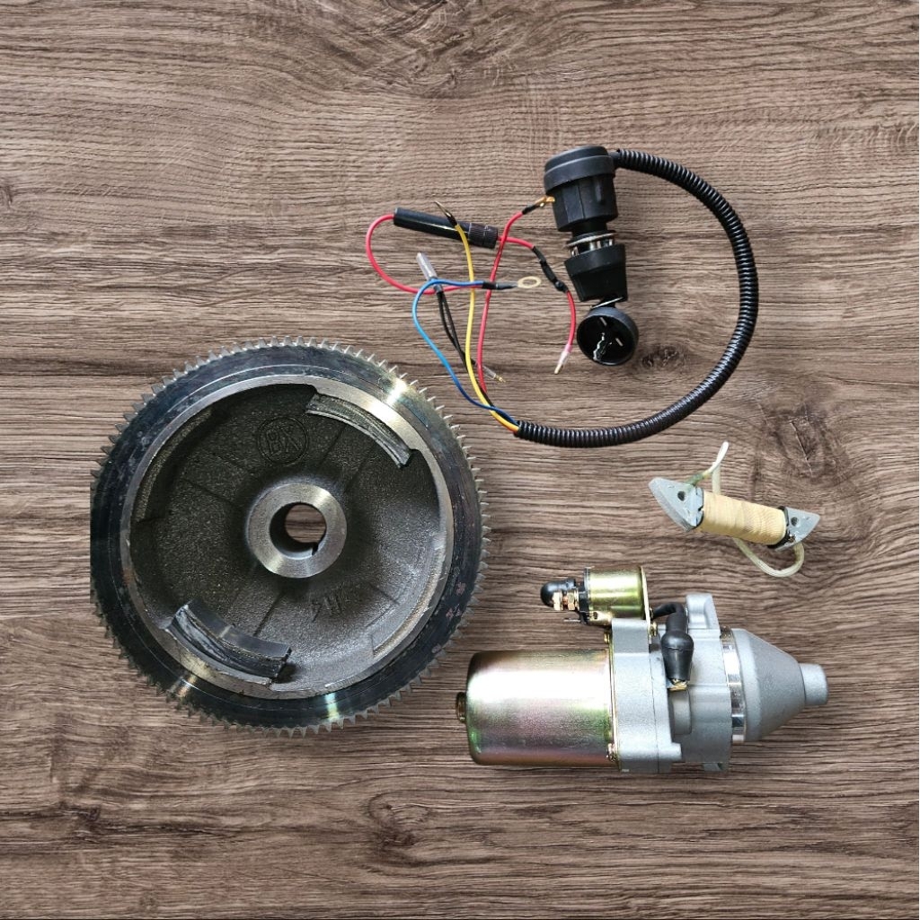 Paket Modif mesin gx160,200,220 Jadi Stater Merk Robotech