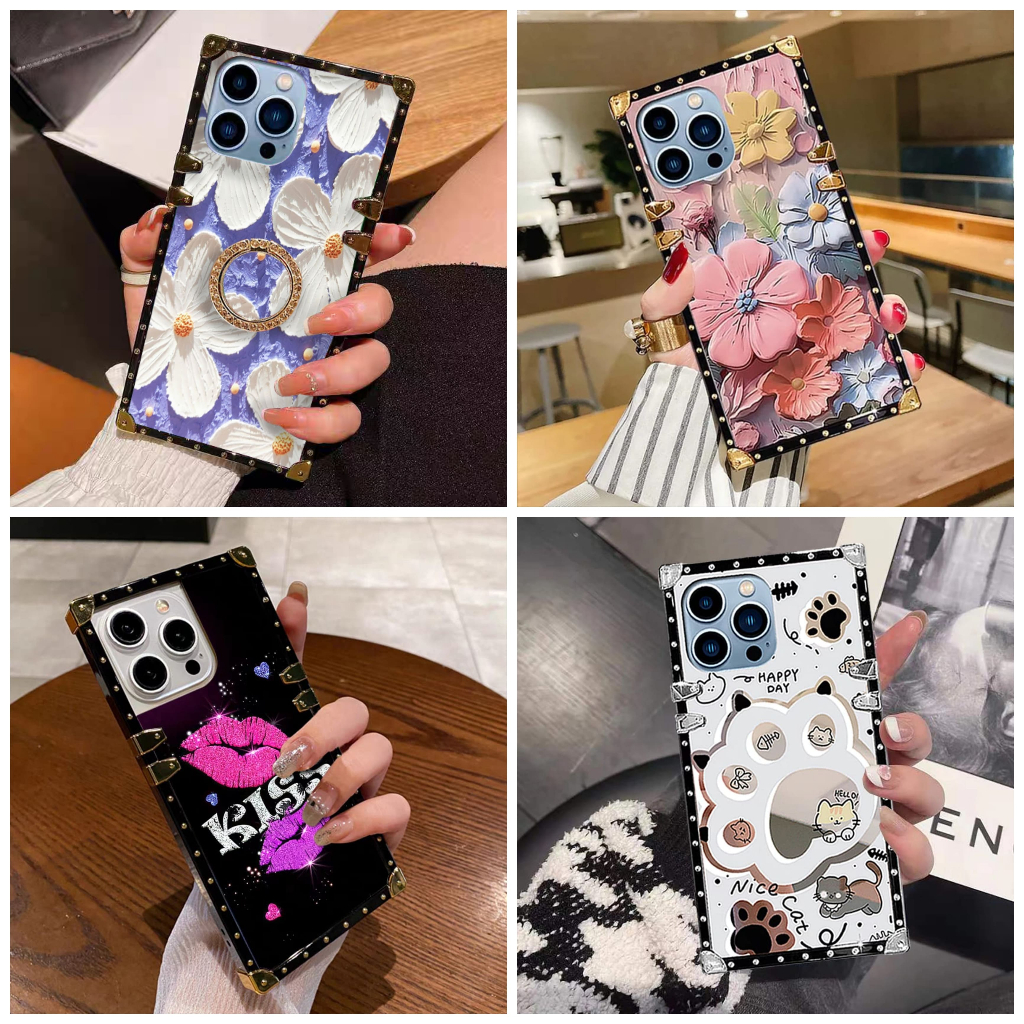 Casing Hp Flower Painting Case Samsung A22 4G A22 5G A32 4G A33 5G A55 5G A72 4G A72 5G