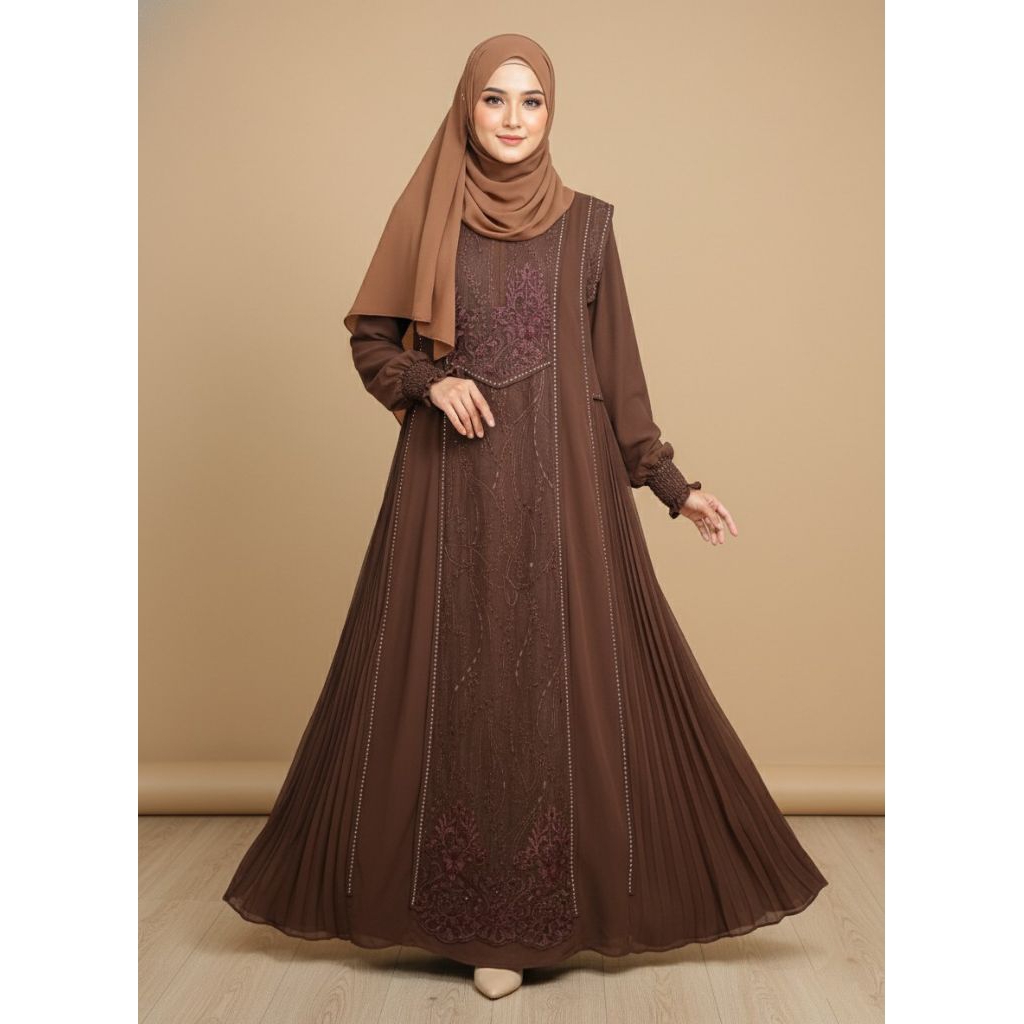 GAMIS CERUTY PREMIUM MIX Brokat /DRESS