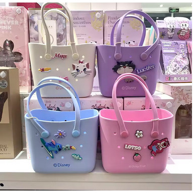 Tas miniso stitch,marie,lotso/tote bag karet