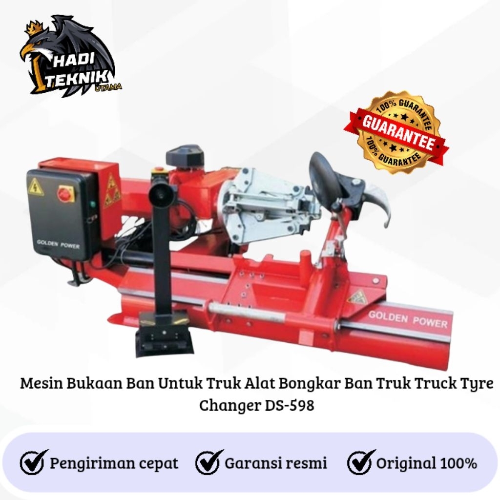 Mesin Bukaan Ban Untuk Truk Alat Bongkar Ban Truk Truck Tyre Changer DS-598