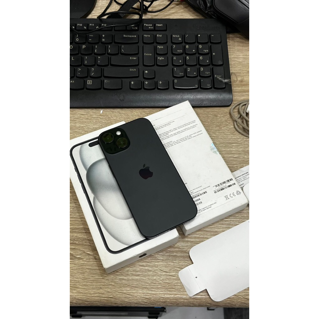 Iphone 15 128 resmi iBox fulset full original