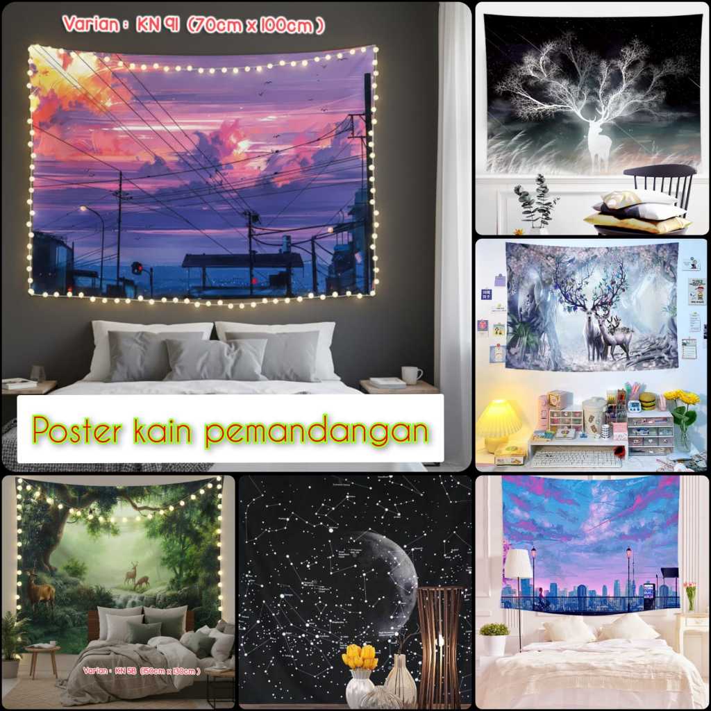 GM- WALLPAPER KAIN DINDING | POSTER KAIN KARTUN | POSTER KAIN DINDING | BACKGROUND KAIN POSTER | POS