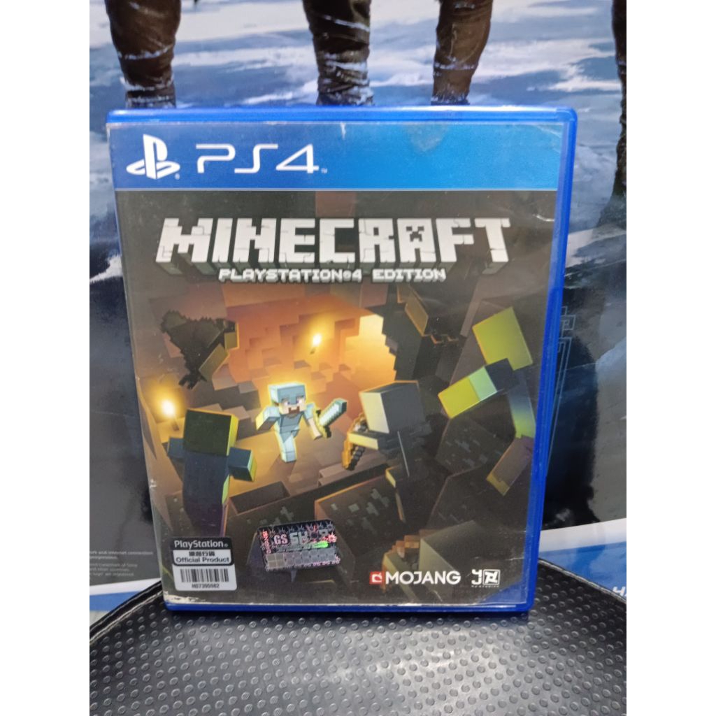 Bd / Kaset Minecraft Ps4 Second Bekas Reg3