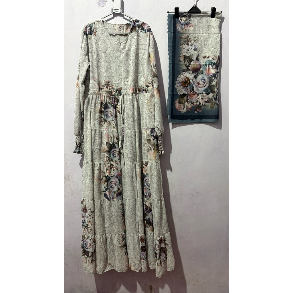 SALE READY NEW Gamis Set Hijab Voal By Hiraja Id