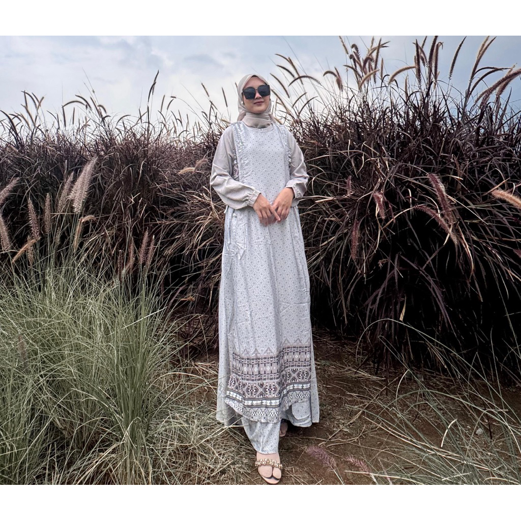 Baju Gamis sarimbit wanita | gamis e keke | couple keluarga