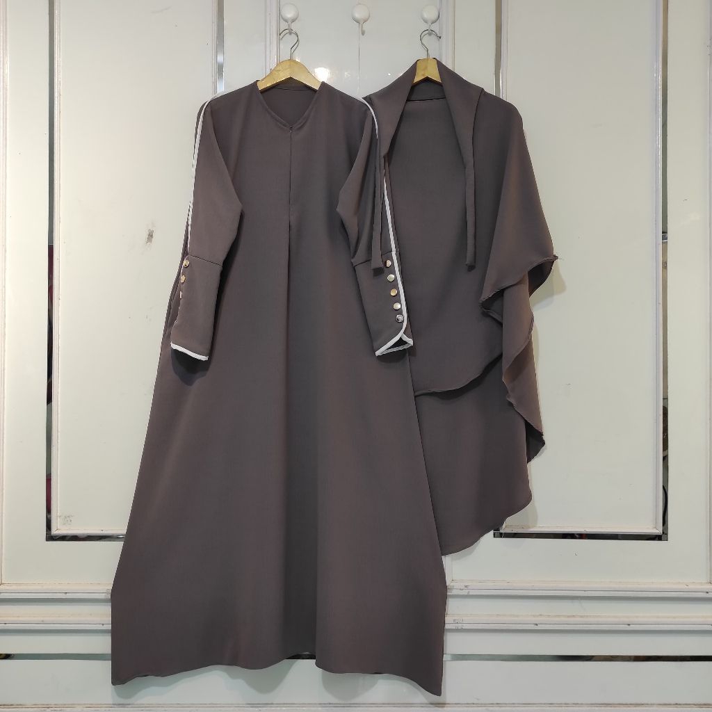 GAMIS SET KHIMAR | ABAYA SET KHIMAR | GAMIS SET KERUDUNG