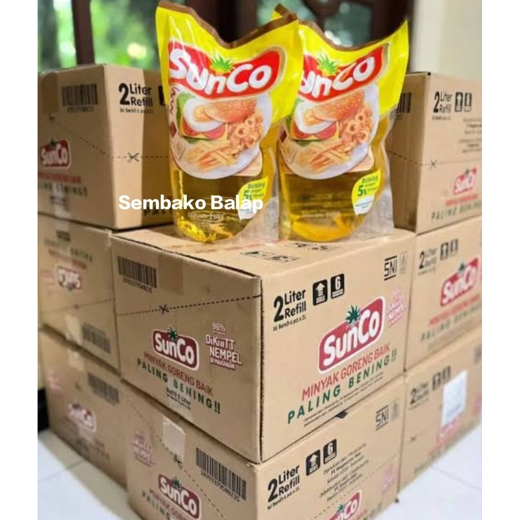 Promo Minyak Goreng Sunco 2L 1 Karton/1 Dus Terlaris Termurah