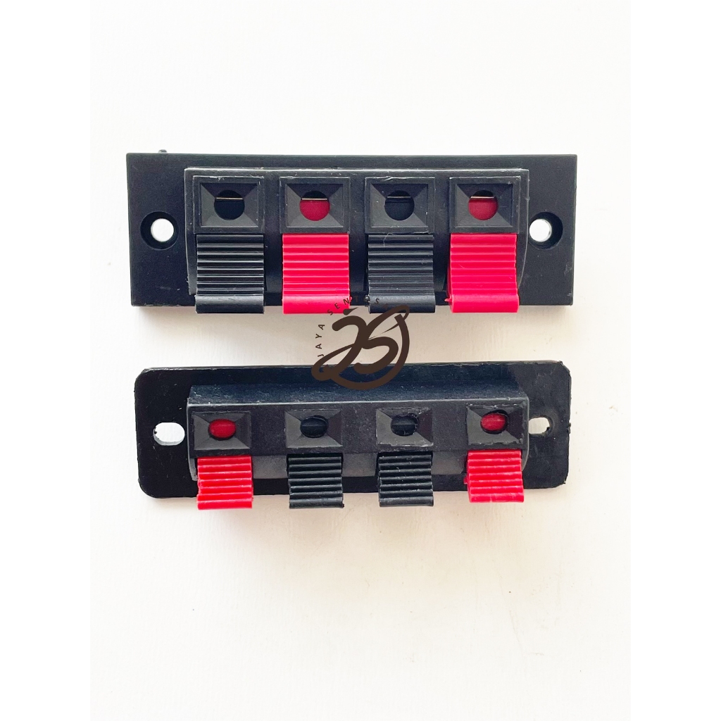 TERMINAL SPEAKER JEPIT 4 PIN BESAR ups KONEKTOR TERMINAL AUDIO SPEAKER 4 PIN TERMINAL SPIKER 4 PIN u