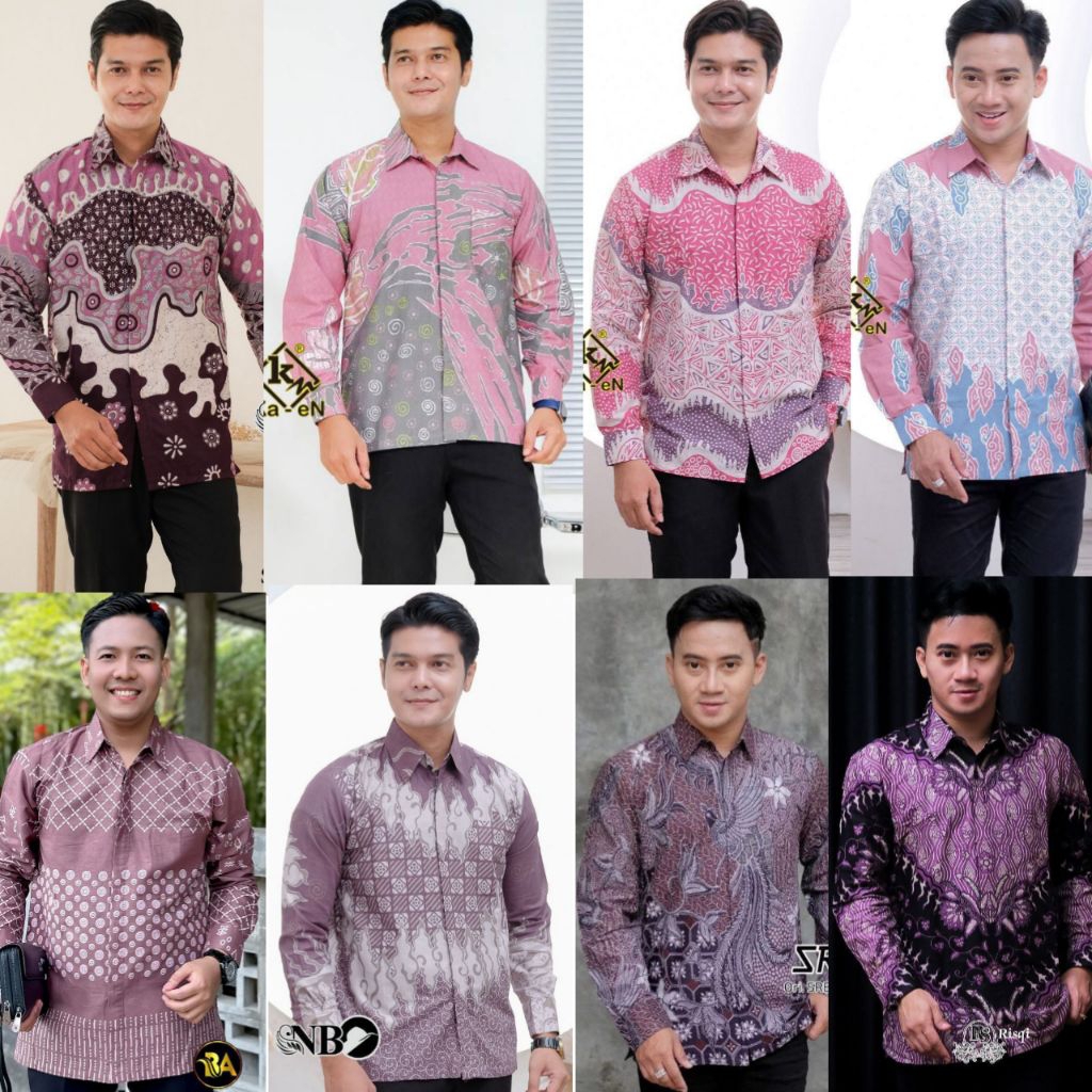 Kemeja Batik Lengan Panjang Modern  Jumbo XXL/ Batik Pria / Batik Kantor/ Batik kondangan/ Baju Bati