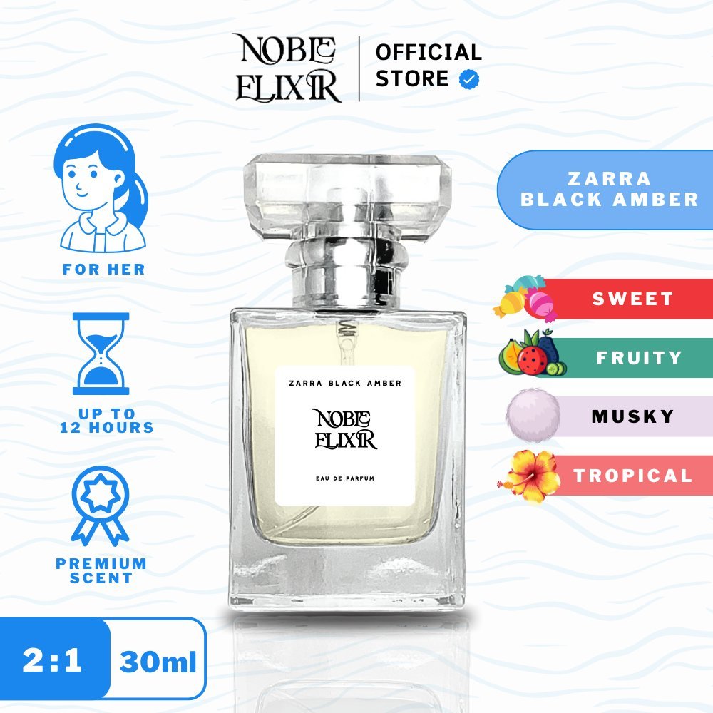 [Noble Elixir] - Zarra Black Amber Eau De Parfum