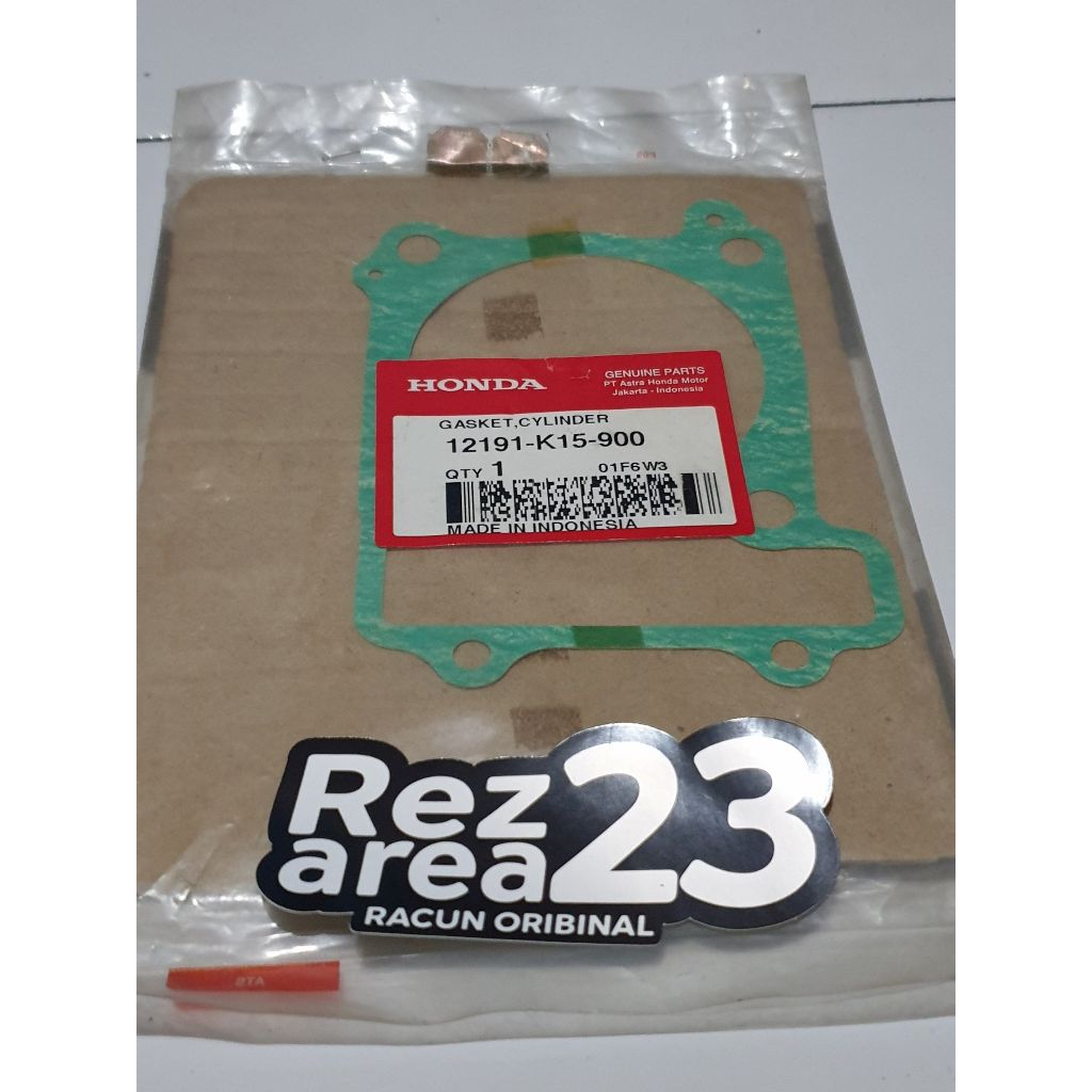 Gasket packing cylinder buring honda cb150r old